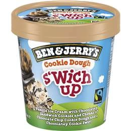 Ben & Jerry's Ice Cream Cookie Dough S'wich Up 458ml