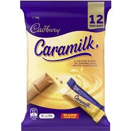 Cadbury Caramilk Chocolate Sharepack 12 Pack 144g