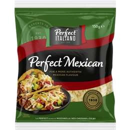 Perfect Italiano Grated Mexican Style Cheese  150g