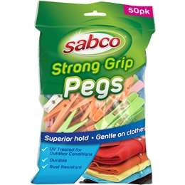 Sabco Strong Grip Pegs  50 Pack