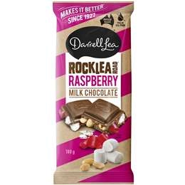 Darrell Lea Raspberry Rocklea Road Block  180g