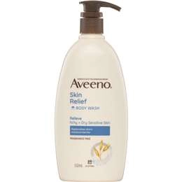 Aveeno Skin Relief Body Wash Dry Sensitive Skin Fragrance Free 532ml