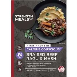 Strength Meals Co Braised Beef Ragu  350g