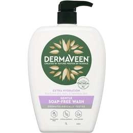 Dermaveen Extra Hydration Gentle Soap Free Wash 1l