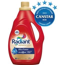 Radiant Advanced+ Ultra Power Laundry Liquid Detergent 1.8l