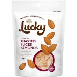 Lucky Toasted Sliced Almonds  110g