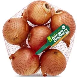 Woolworths Brown Onions Bag 2kg