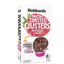 Hubbards Raspberry & Cacao Toasted Clusters 450g