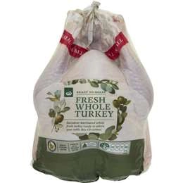 Woolworths Rspca Approved Fresh Whole Turkey Small 3kg - 3.9kg