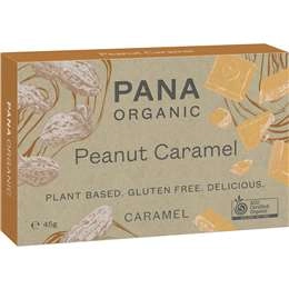 Pana Organic Peanut Caramel  45g