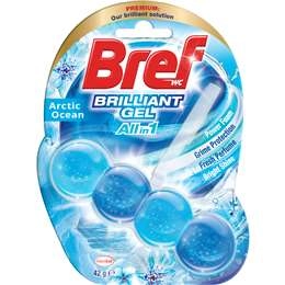 Bref Brilliant Gel Arctic Ocean Toilet Cleaner Block 42g