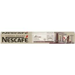 Nescafe Farmers Origins Africas Nespresso Approved Coffee Pods 10 Pack