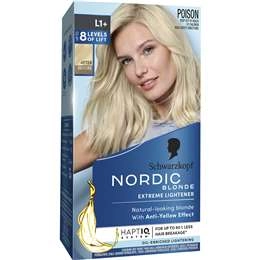 Schwarzkopf Nordic Blonde Hair Colour Bleach L1+ Extreme Lightener Each