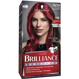 Schwarzkopf Brilliance L43 Smouldering Red Permanent Colour Each