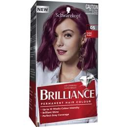 Schwarzkopf Brilliance 05 Dark Ruby Permanent Colour Each