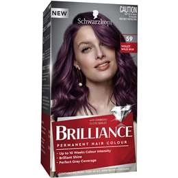 Schwarzkopf Brilliance 59 Violet Wild Silk Permanent Colour Each