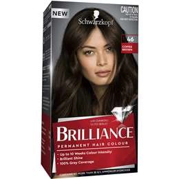 Schwarzkopf Brilliance 46 Coffee Brown Permanent Colour Each