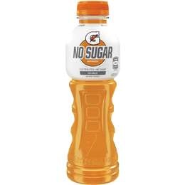 Gatorade Sports Drinks Sugar Free Orange Electrolyte Bottle 600ml