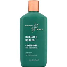 Thanks To Nature Hydrate & Nourish Conditioner With Abyssinian Oil 500ml