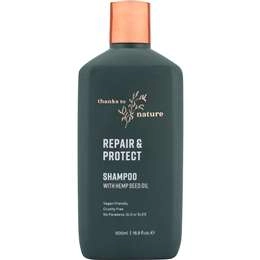 Thanks To Nature Repair And Protect Shampoo With Hemp Seed Oil 500ml