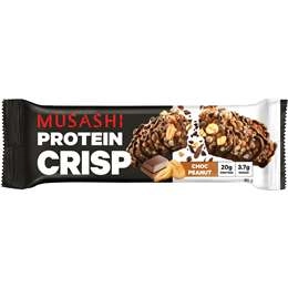 Musashi Crisp Protein Bar Chocolate Peanut, 60g