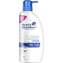 Head & Shoulders Clean & Balanced Anti Dandruff Conditioner For Clean Scalp 660ml