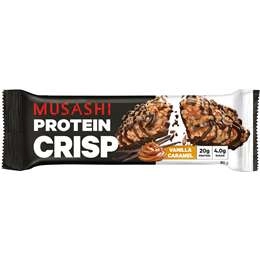 Musashi Crisp Protein Bar Vanilla Caramel, 60g