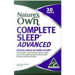 Nature's Own Complete Sleep Advanced Tablets For Stress Relief 30 Pack