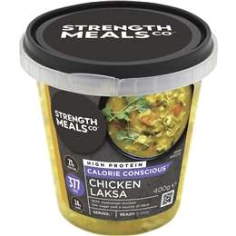 Strength Meals Co Chicken Laksa High Protein Soup 400g