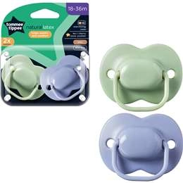 Tommee Tippee No.1 Cherry Latex Soother 18-36 Months 2 Pack