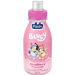 Pauls Bluey Strawberry Flavoured Milk 250ml