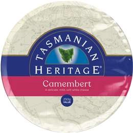 Tasmanian Heritage Camembert Cheese 250g