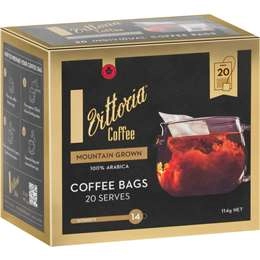 Vittoria Coffee Bags Mountain Grown  20 Pack