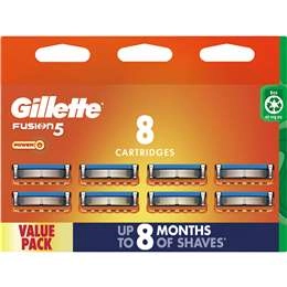 Gillette Fusion 5 Power Razor Blades  8 Pack