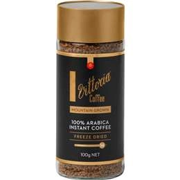 Vittoria Freeze Dried Instant Coffee Mountain Grown 100g