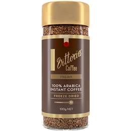 Vittoria Freeze Dried Instant Coffee Italian 100g