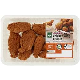 Woolworths Hot & Spicy Chicken Wing Nibbles 600g