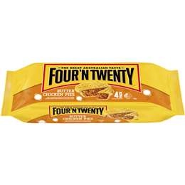 Four'n Twenty Butter Chicken Pies  4 Pack