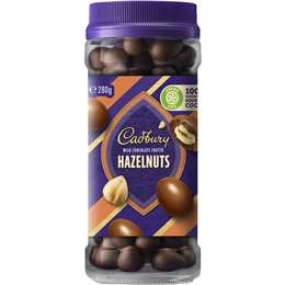 Cadbury Milk Chocolate Coated Hazelnuts 280g