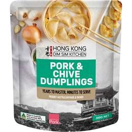 Hong Kong Dim Sim Kitchen Pork & Chive Dumplings  300g