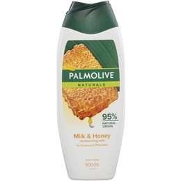 Palmolive Body Wash Shower Gel Naturals Milk & Honey 500ml