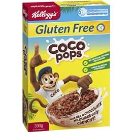 Kellogg's Coco Pops Gluten Free Breakfast Cereal 390g