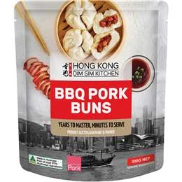 Hong Kong Dim Sim Kitchen Bbq Pork Buns  300g