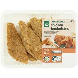 Woolworths Roasted Garlic Chicken Tenderloins 400g