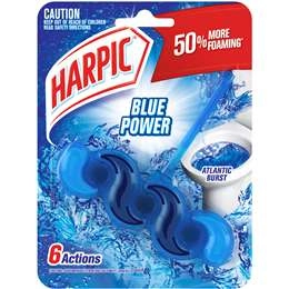 Harpic Blue Power Atlantic Burst Toilet Cleaner Block 1 Pack