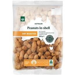 Woolworths Peanuts In Shell  500g