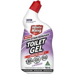 White King Toilet Gel With Added Stain Remover Lavender 700ml