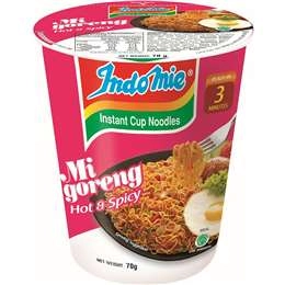 Indomie Mi Goreng Noodle Cup Hot & Spicy 70g