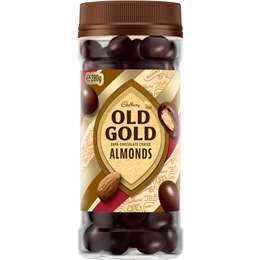 Cadbury Old Gold Dark Chocolate Coated Almonds 280g