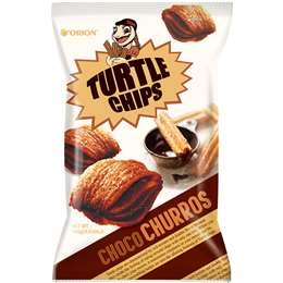 Orion Turtle Chips Choco Churros  160g